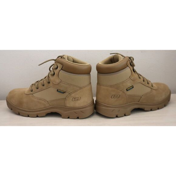 Skechers Tactical 200056 Men's Sz 13 Camel/Tan Work Wascana-Millit WP Work Boots - Picture 12 of 14